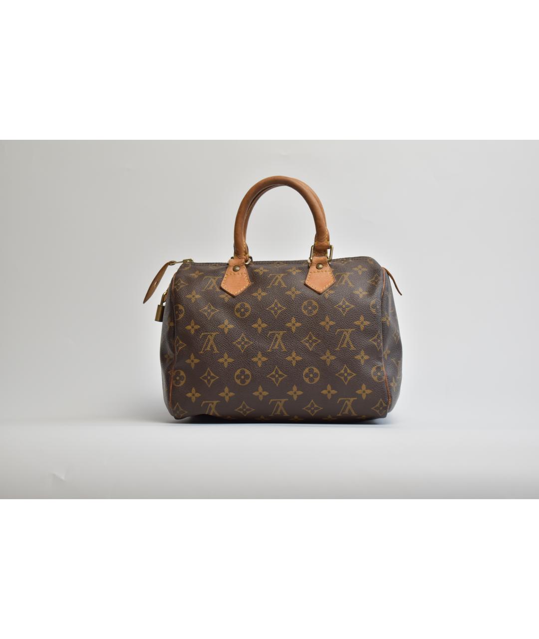 LOUIS VUITTON Коричневая канва сумка через плечо, фото 3