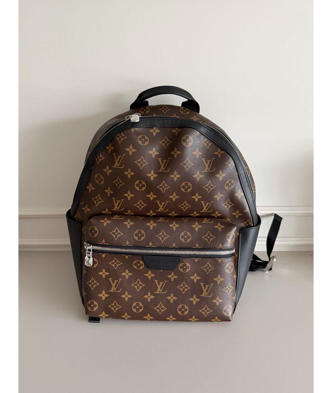 LOUIS VUITTON Коричневый рюкзак из лакированной кожи, фото 5