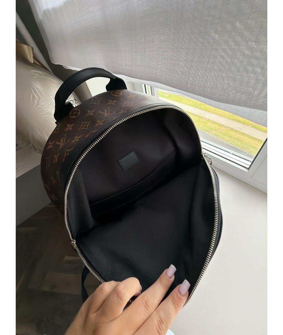 LOUIS VUITTON Коричневый рюкзак из лакированной кожи, фото 4