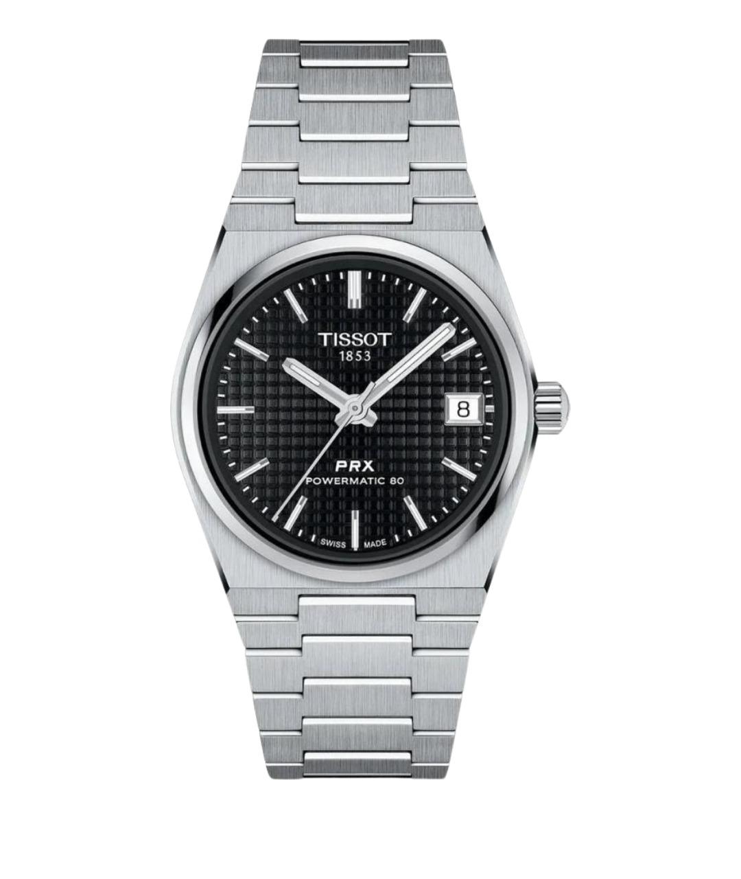 TISSOT Черные металлические часы, фото 1