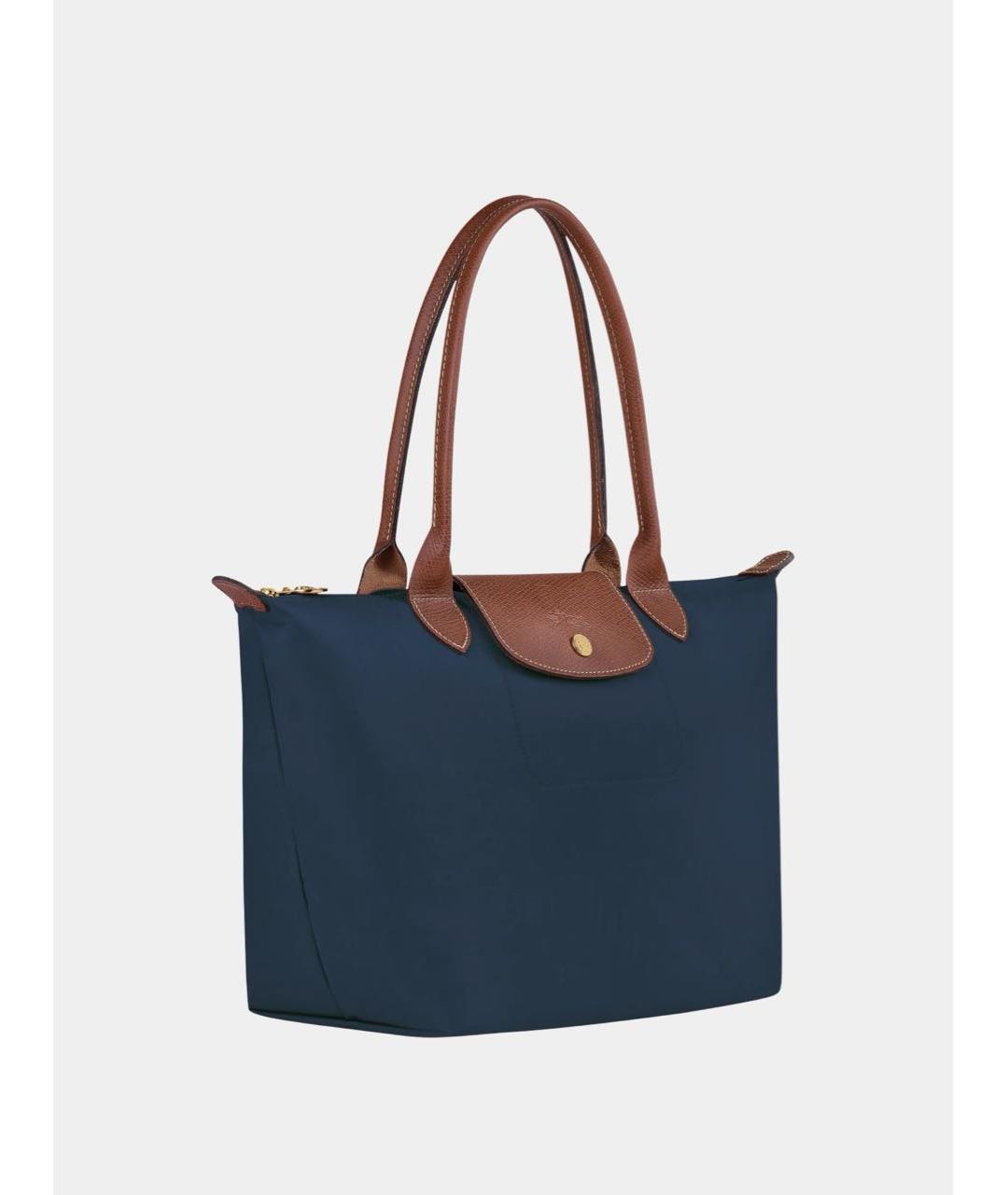 LONGCHAMP Темно-синяя нейлоновая сумка тоут, фото 6