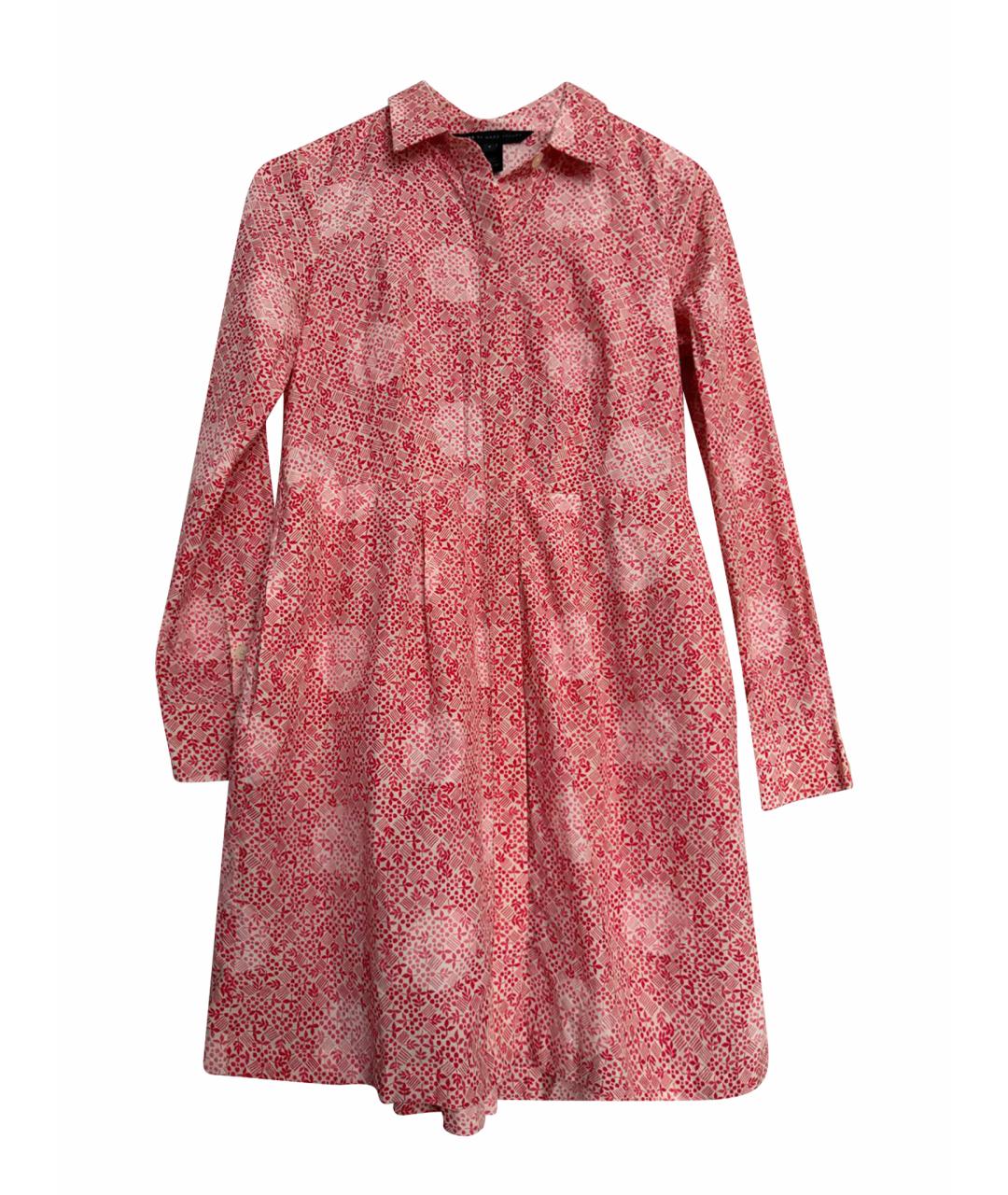 MARC BY MARC JACOBS Коралловое хлопковое повседневное платье, фото 1