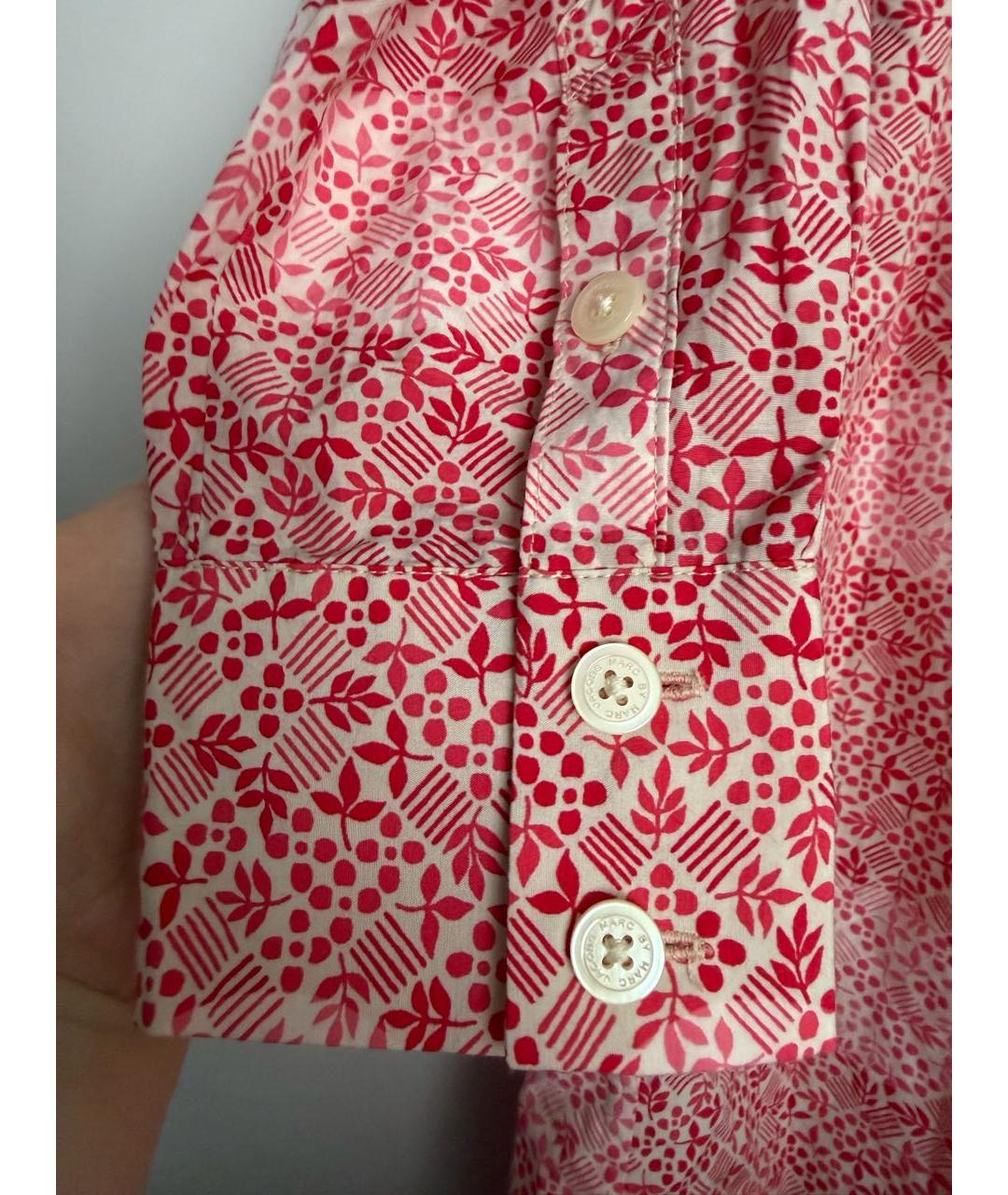 MARC BY MARC JACOBS Коралловое хлопковое повседневное платье, фото 8
