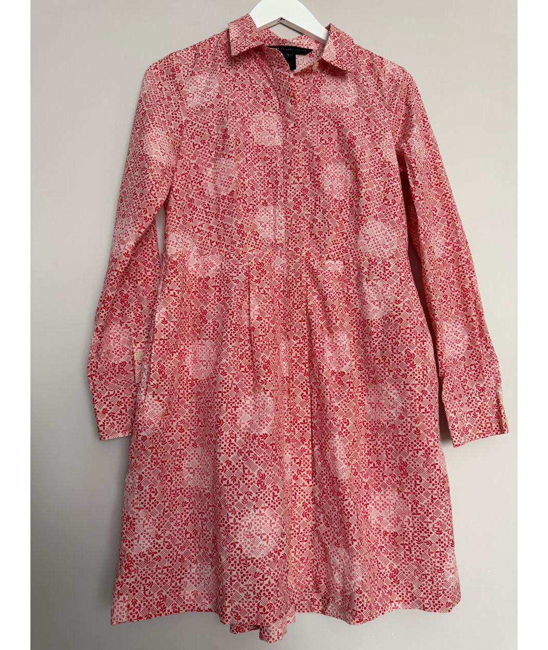 MARC BY MARC JACOBS Коралловое хлопковое повседневное платье, фото 9