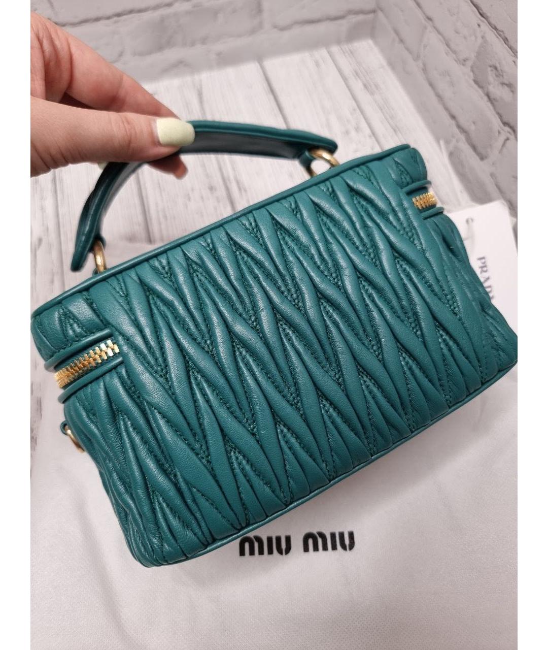 MIU MIU Кожаная сумка через плечо, фото 4