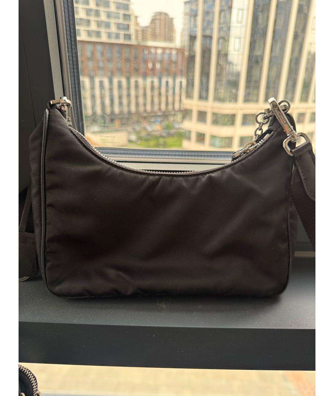 PRADA Черная нейлоновая сумка через плечо, фото 2
