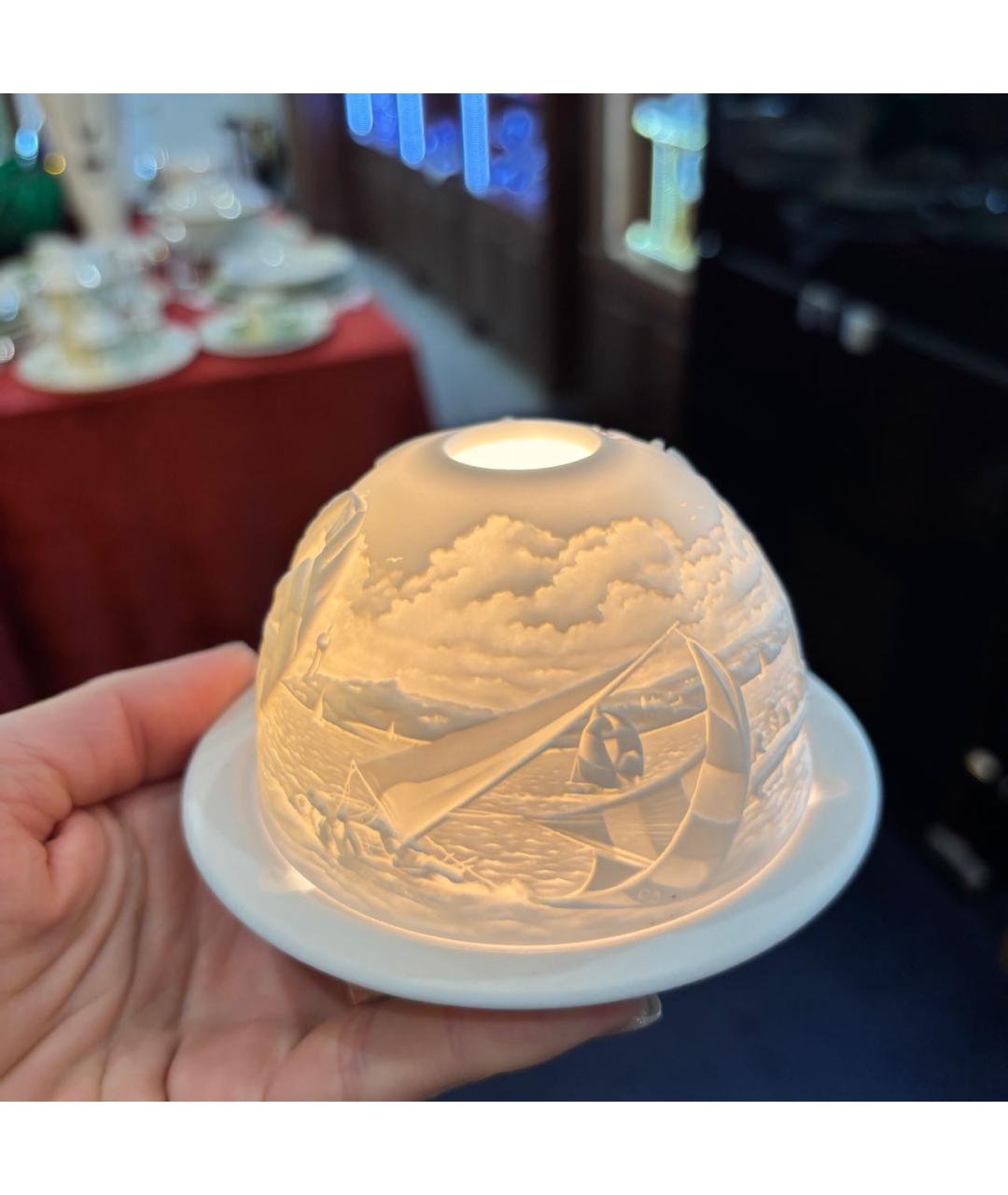 BERNARDAUD Белый подсвечник, фото 4