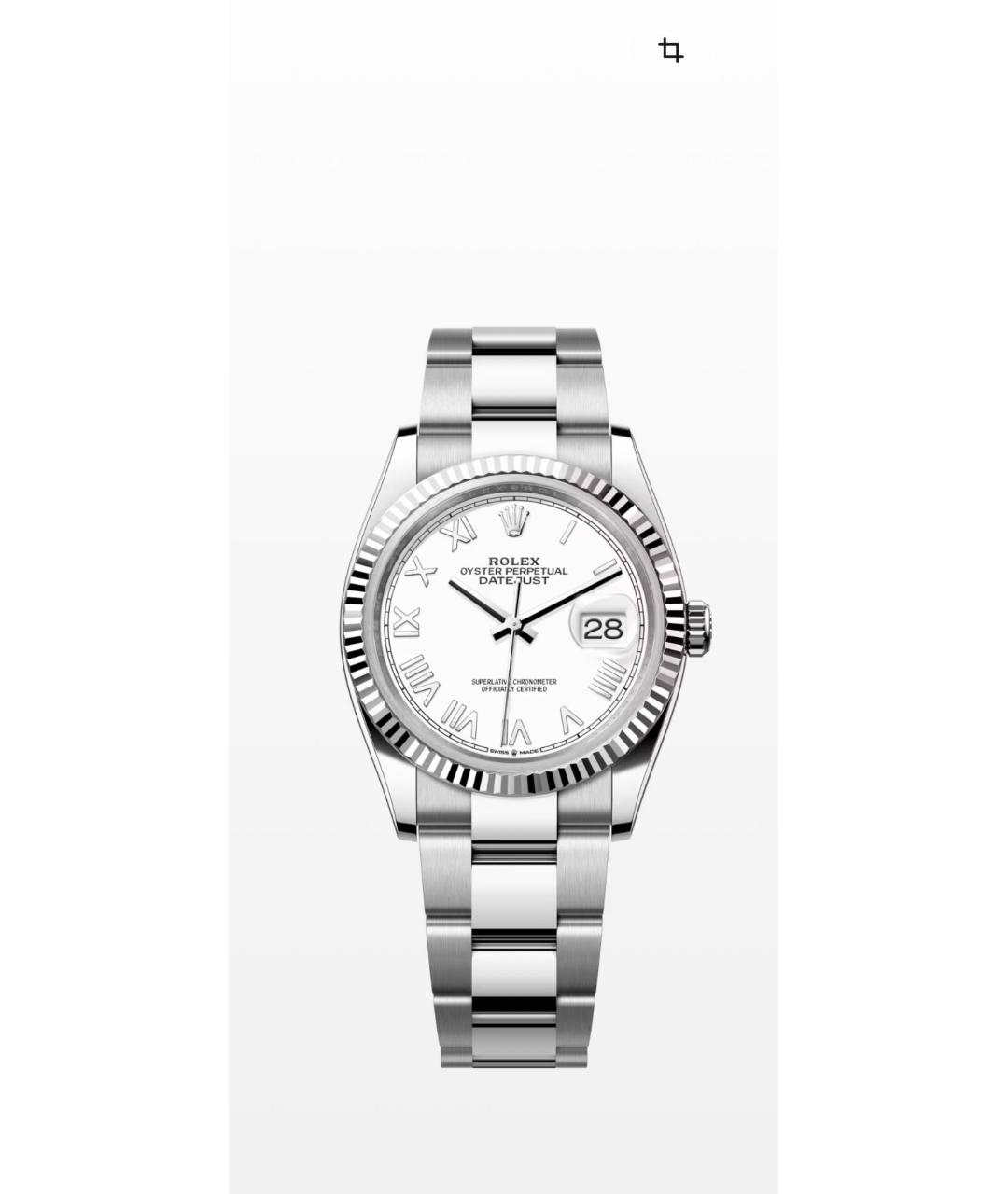 ROLEX Белые часы, фото 8