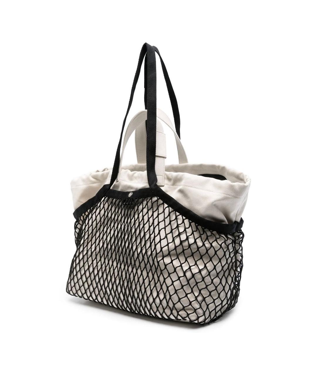 BALENCIAGA Черная хлопковая сумка тоут, фото 2
