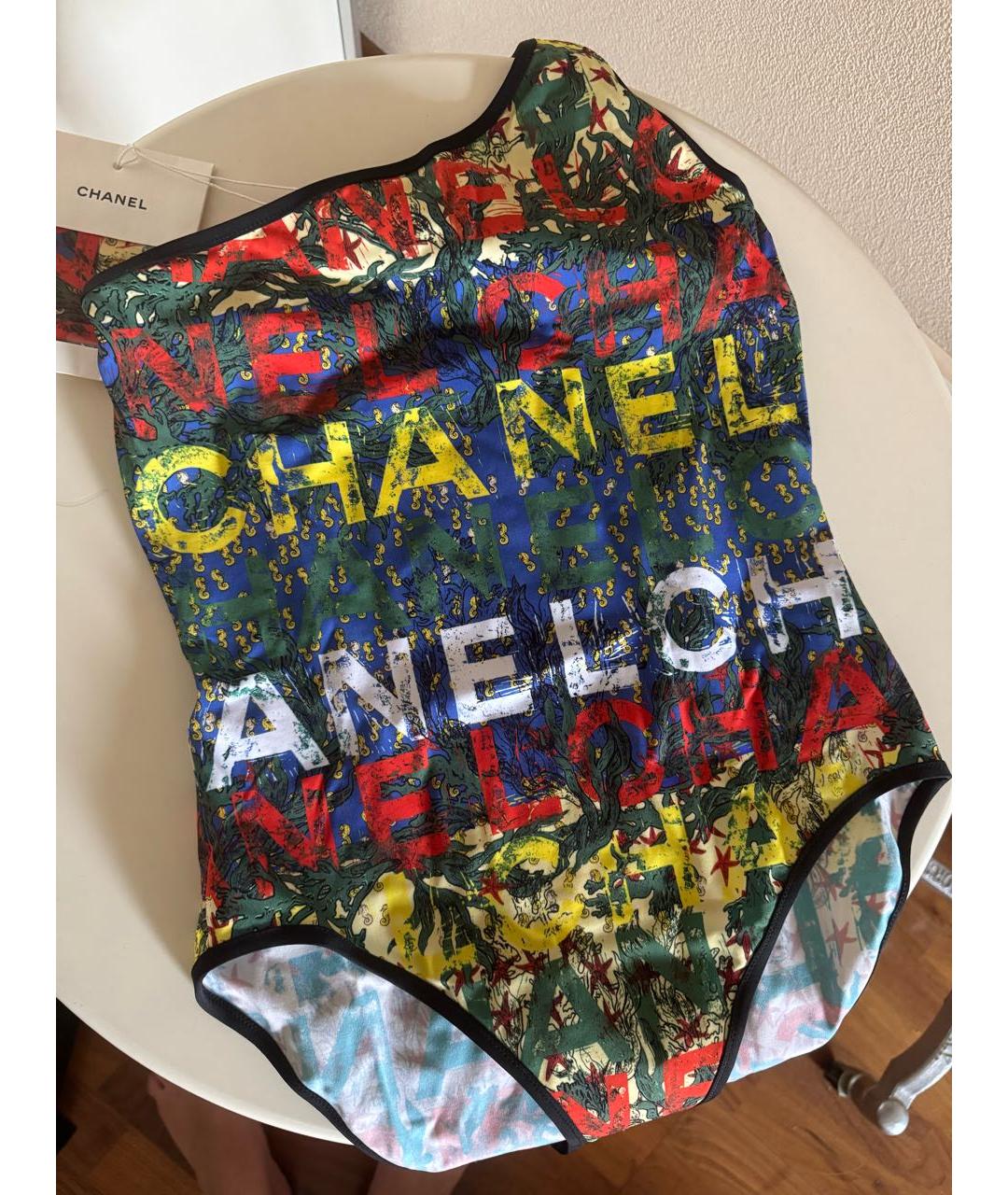 CHANEL Мульти полиамидовый купальник, фото 3