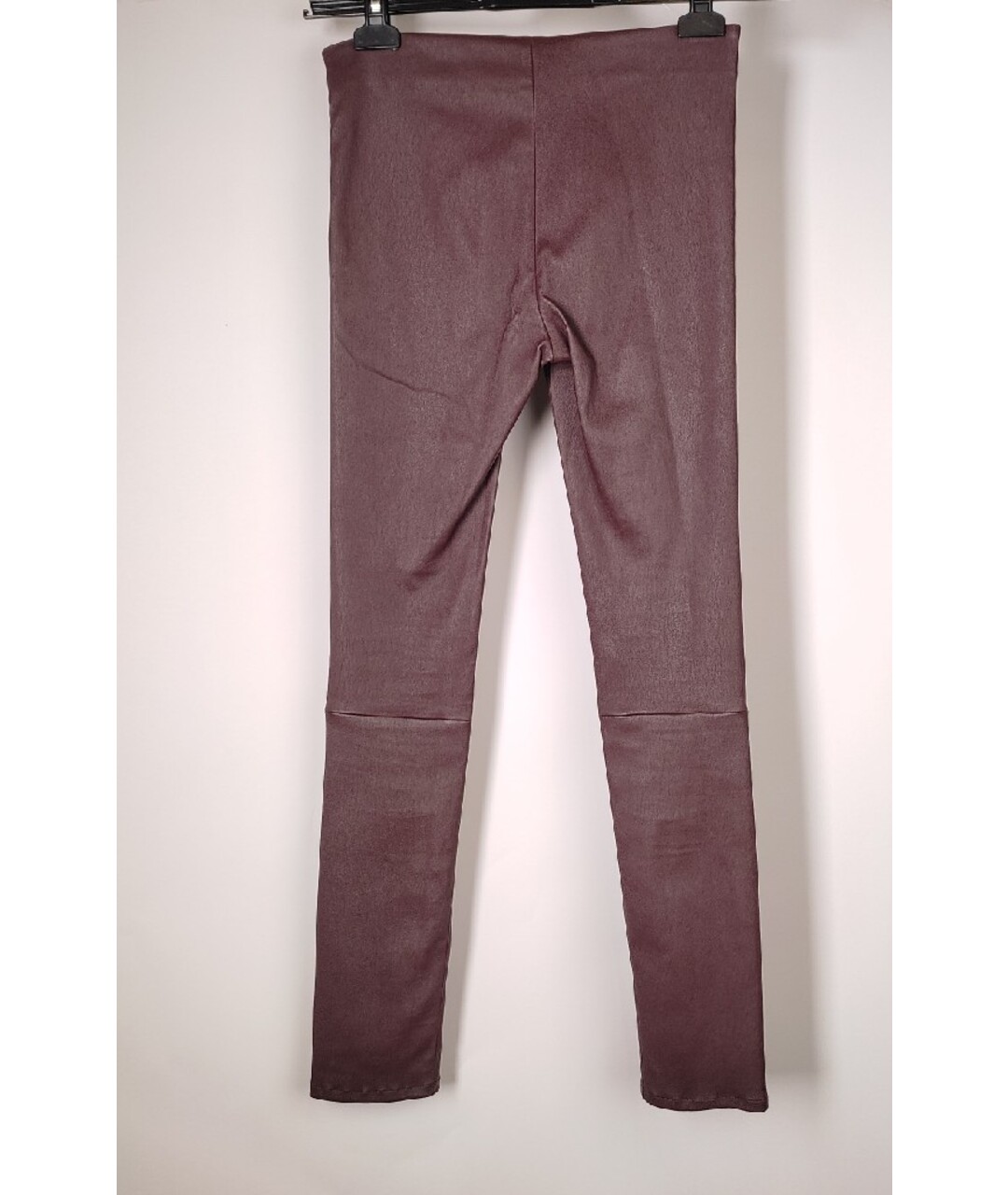 SAINT LAURENT Бордовые брюки узкие, фото 2