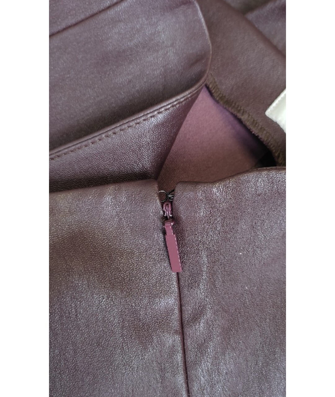 SAINT LAURENT Бордовые брюки узкие, фото 4