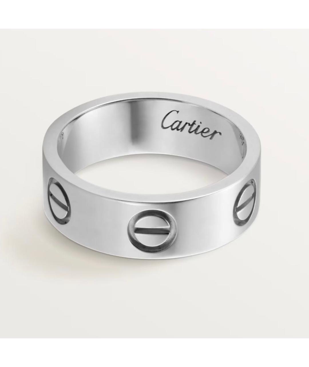 CARTIER Серебряное кольцо из белого золота, фото 4