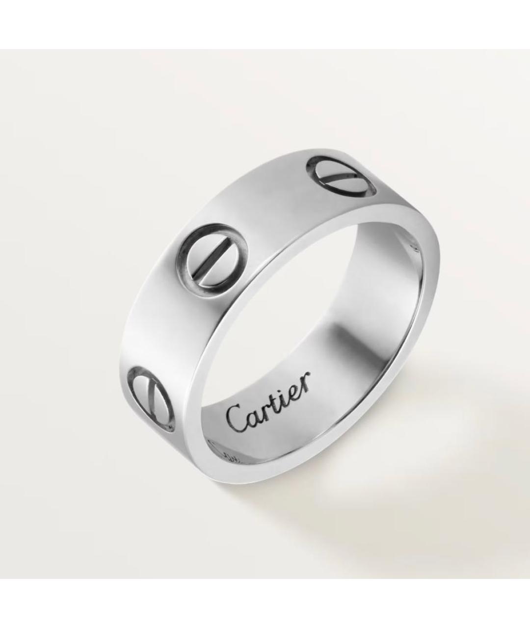 CARTIER Серебряное кольцо из белого золота, фото 2