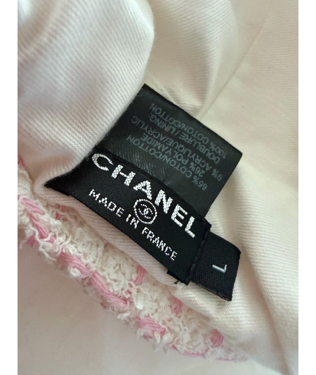 CHANEL Розовая хлопковая шляпа, фото 4