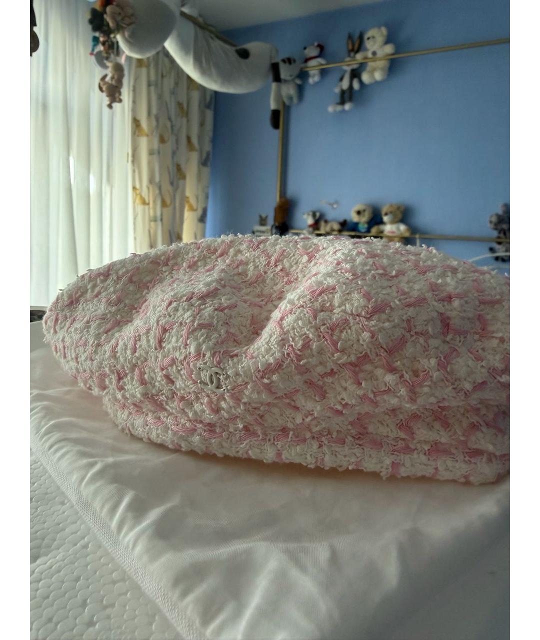 CHANEL Розовая хлопковая шляпа, фото 5