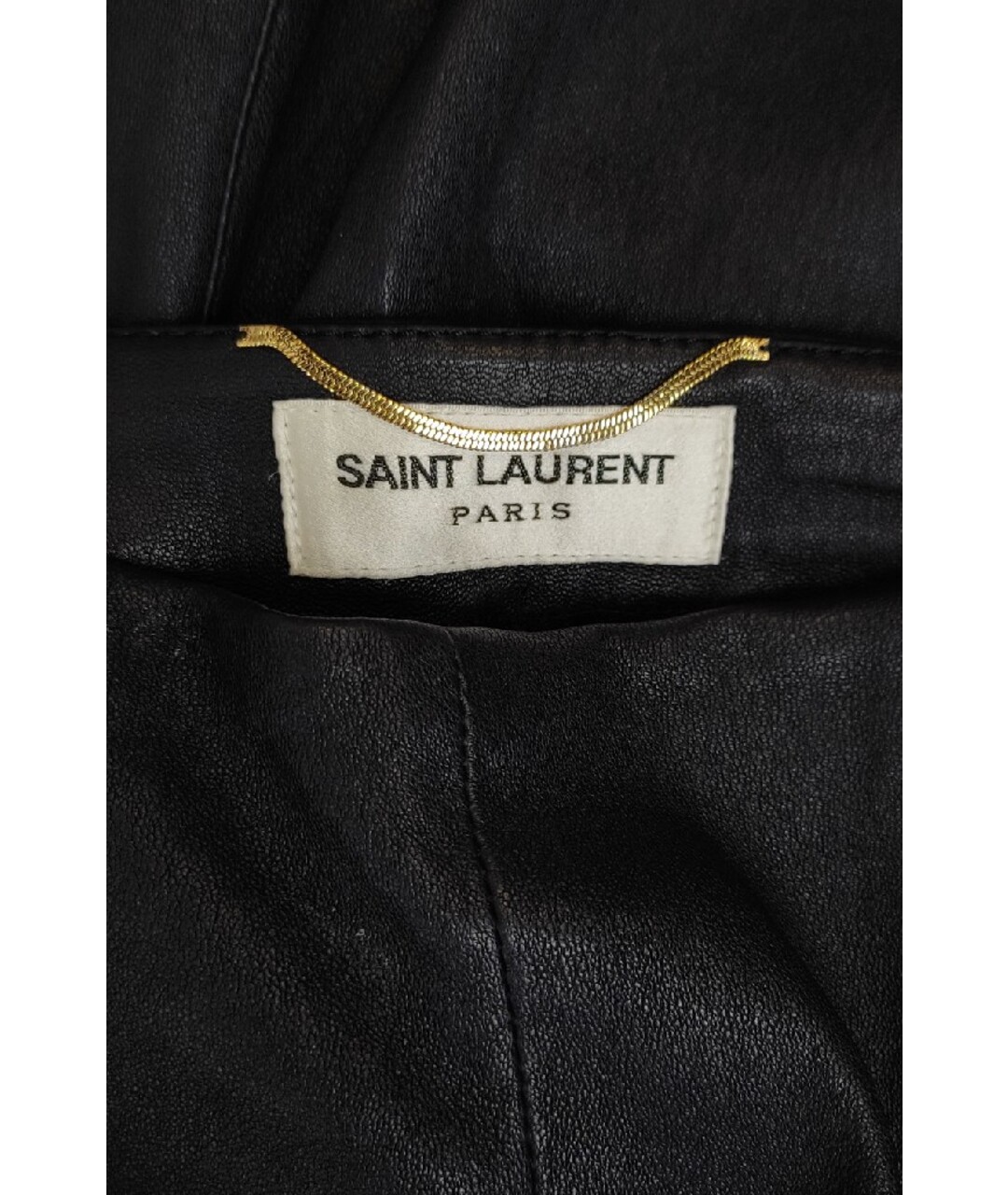 SAINT LAURENT Черные леггинсы и велосипедки, фото 3