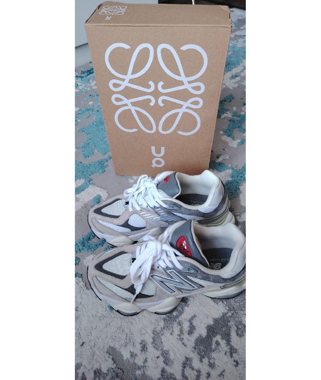 NEW BALANCE Бежевые текстильные кроссовки, фото 9