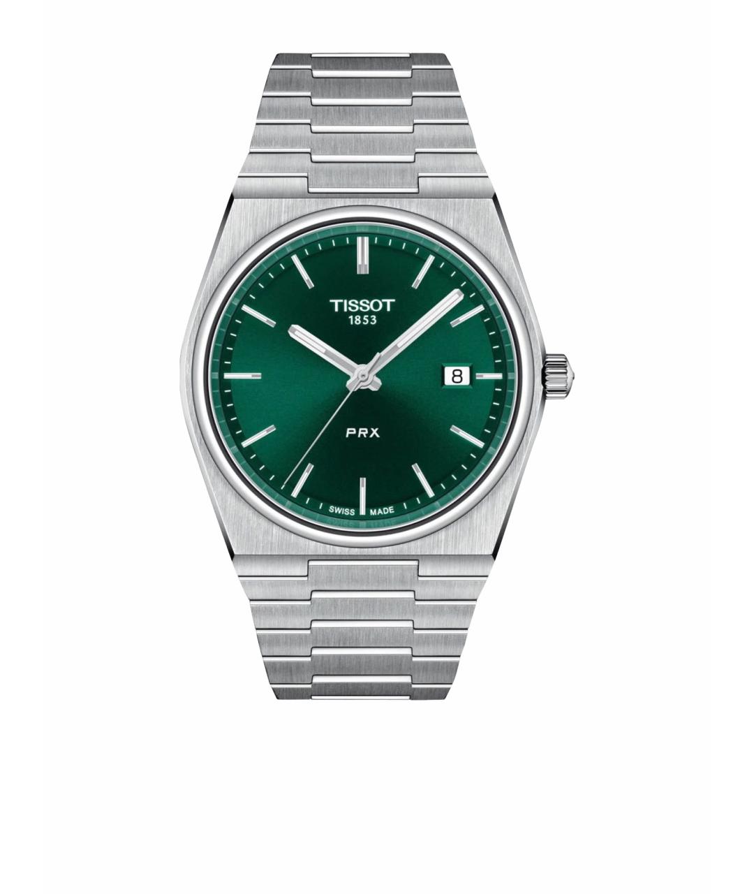 TISSOT Зеленые стальные часы, фото 1
