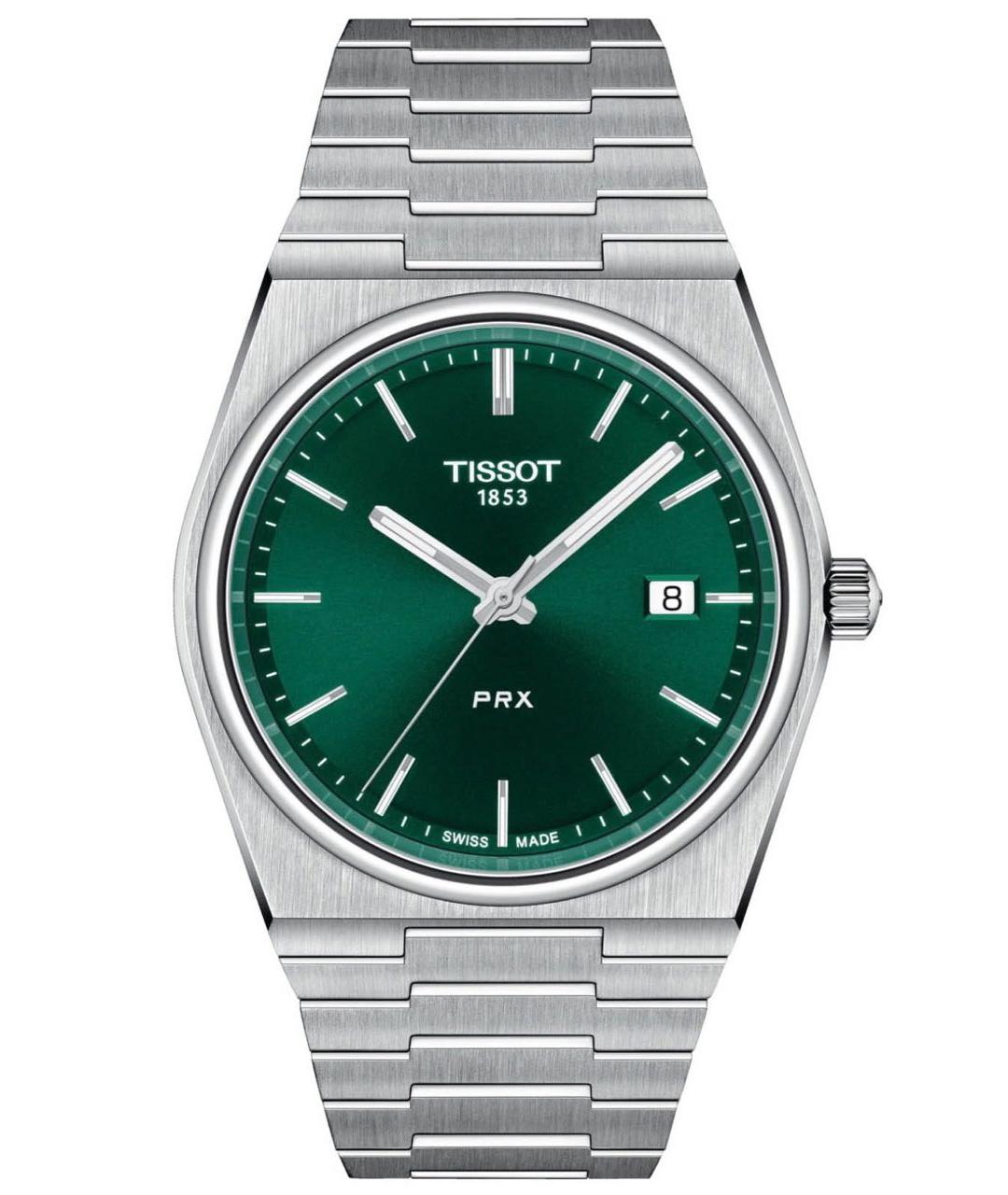 TISSOT Зеленые стальные часы, фото 9