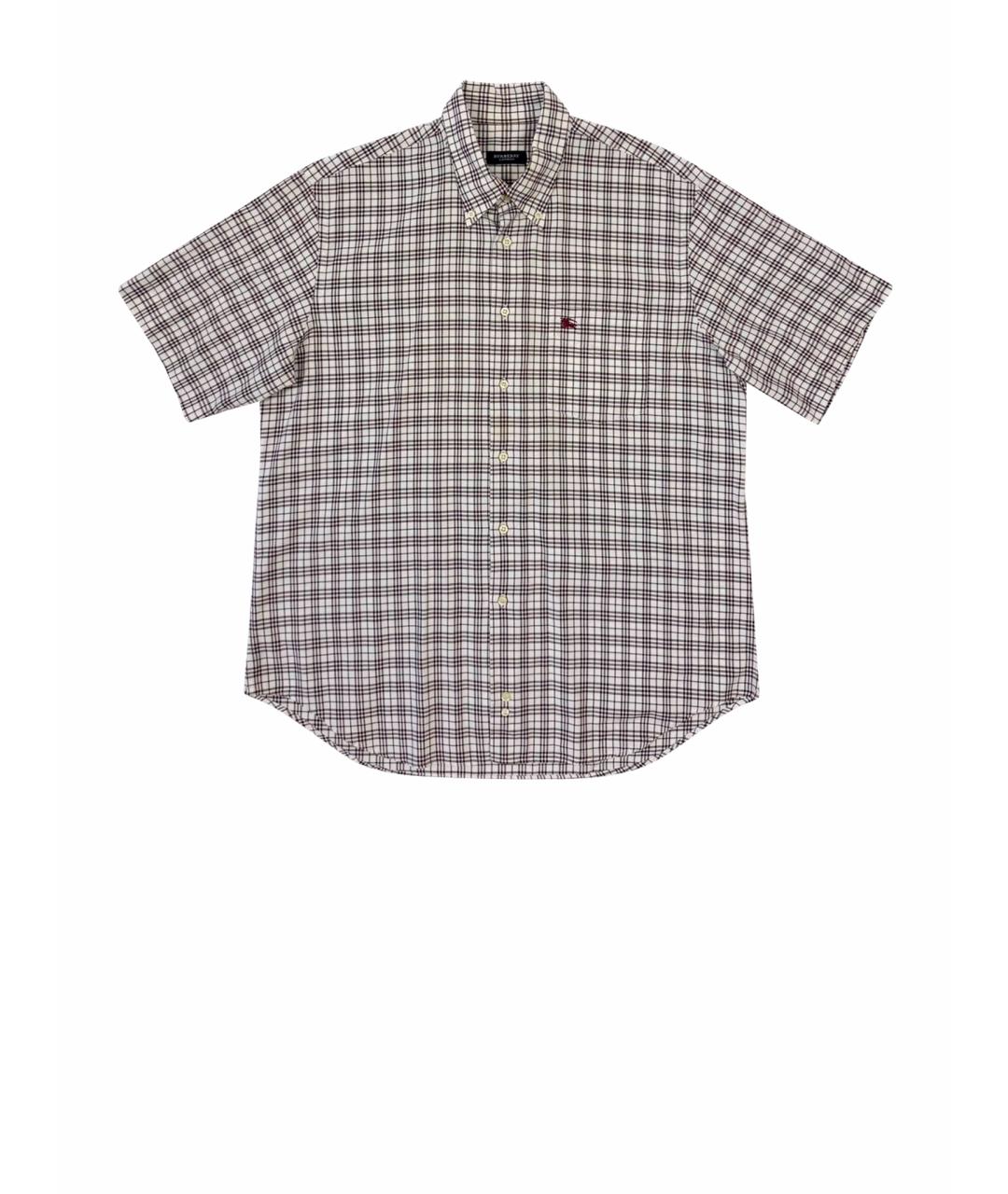 BURBERRY Белая хлопковая кэжуал рубашка, фото 1