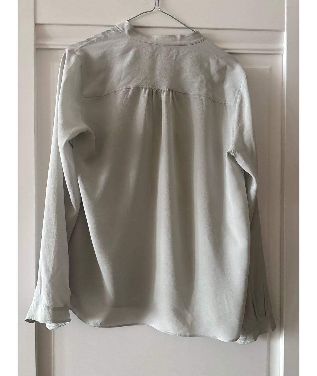 STELLA MCCARTNEY Голубая шелковая блузы, фото 2