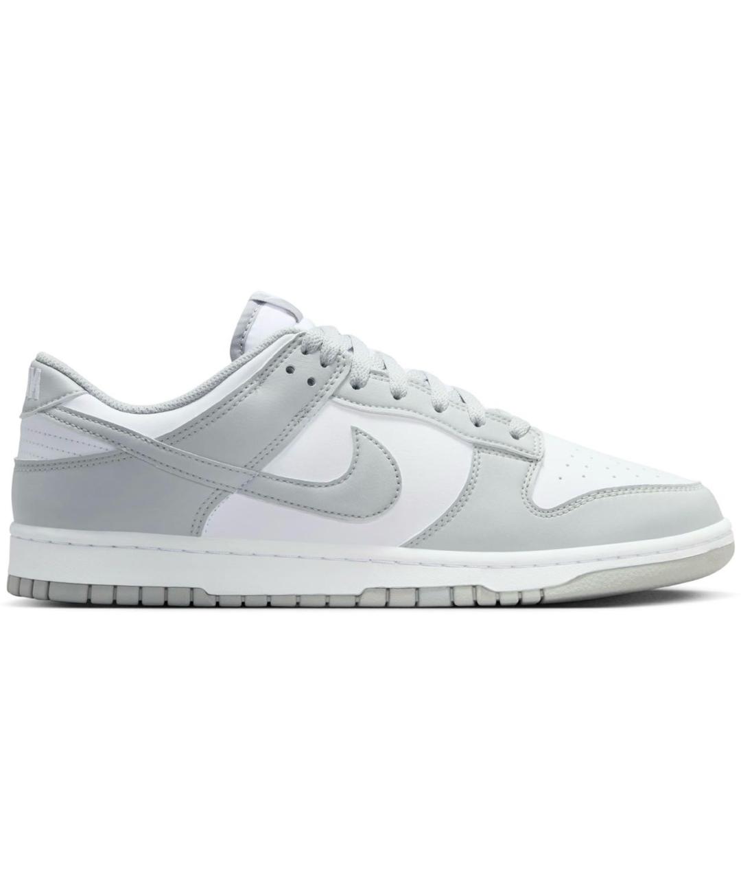 NIKE Серые кожаные низкие кроссовки / кеды, фото 9