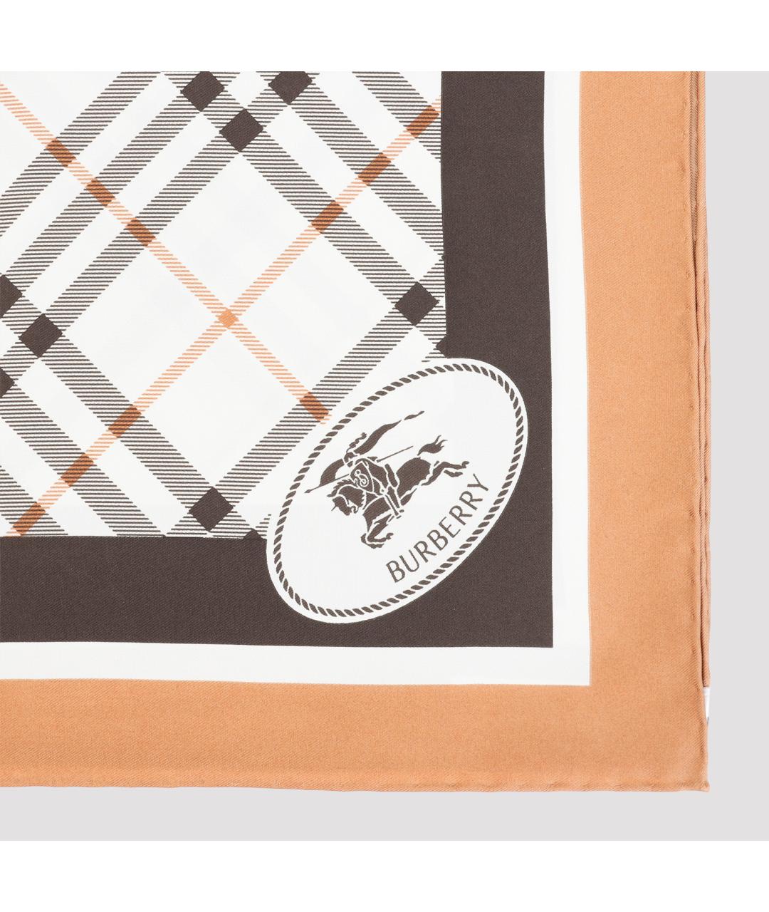 BURBERRY Мульти шелковый платок, фото 3