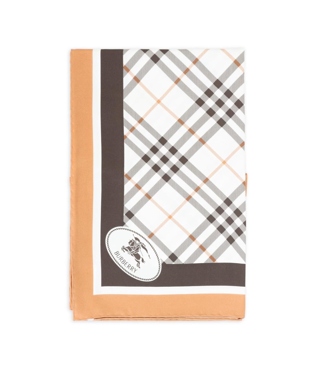 BURBERRY Мульти шелковый платок, фото 1
