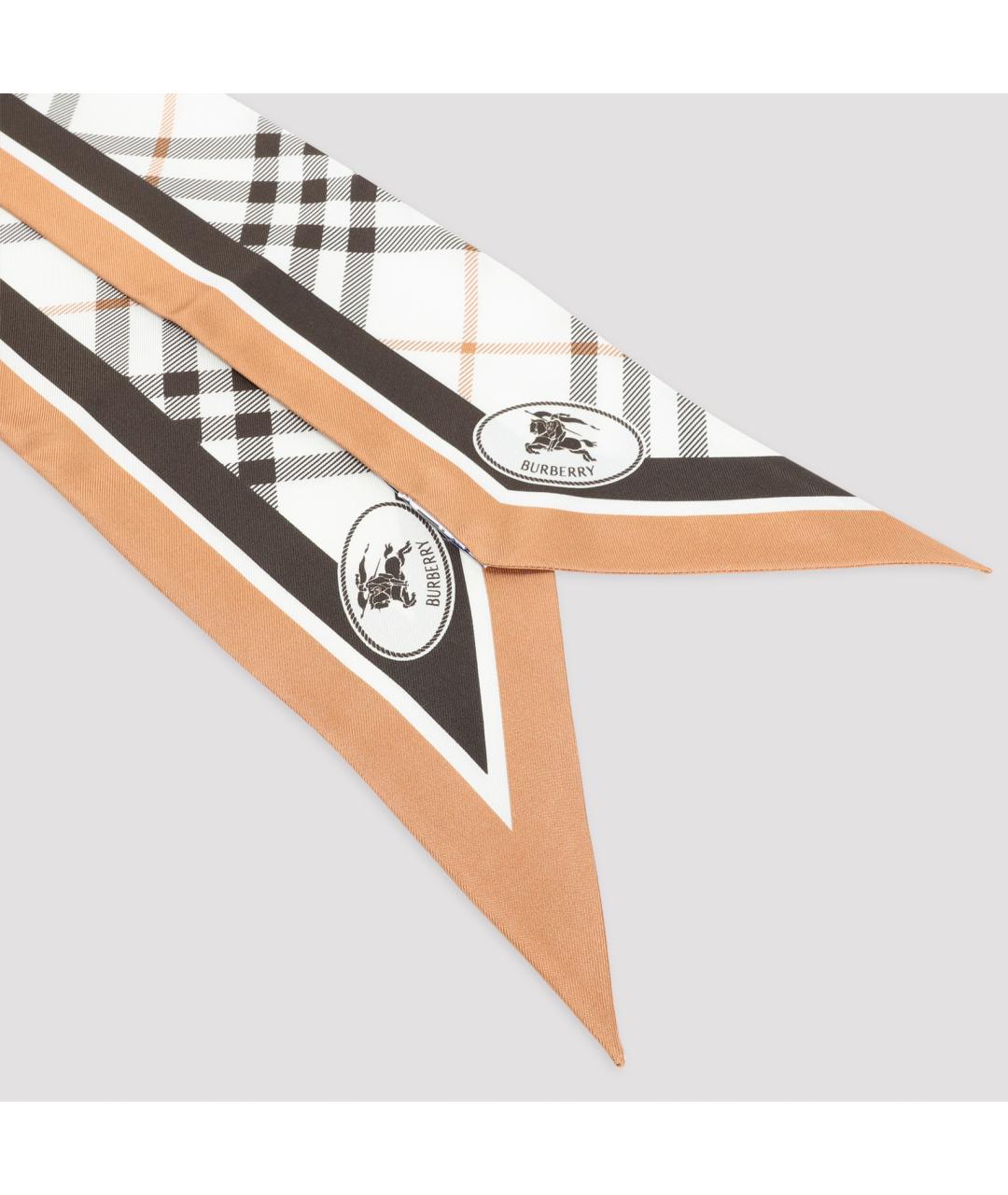 BURBERRY Мульти шелковый шарф, фото 3