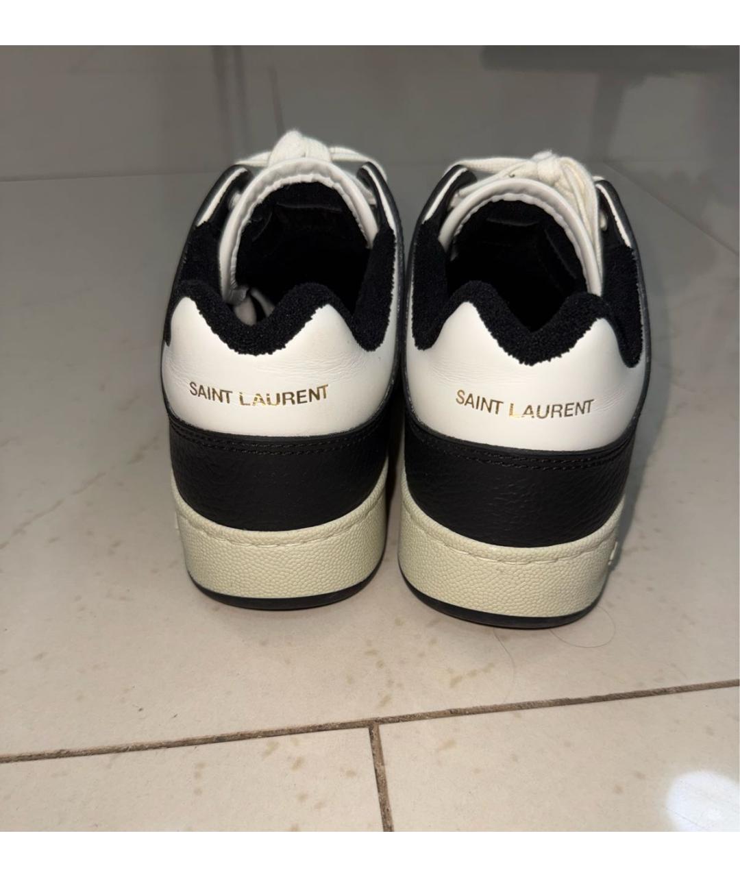 SAINT LAURENT Мульти кожаные кеды, фото 4