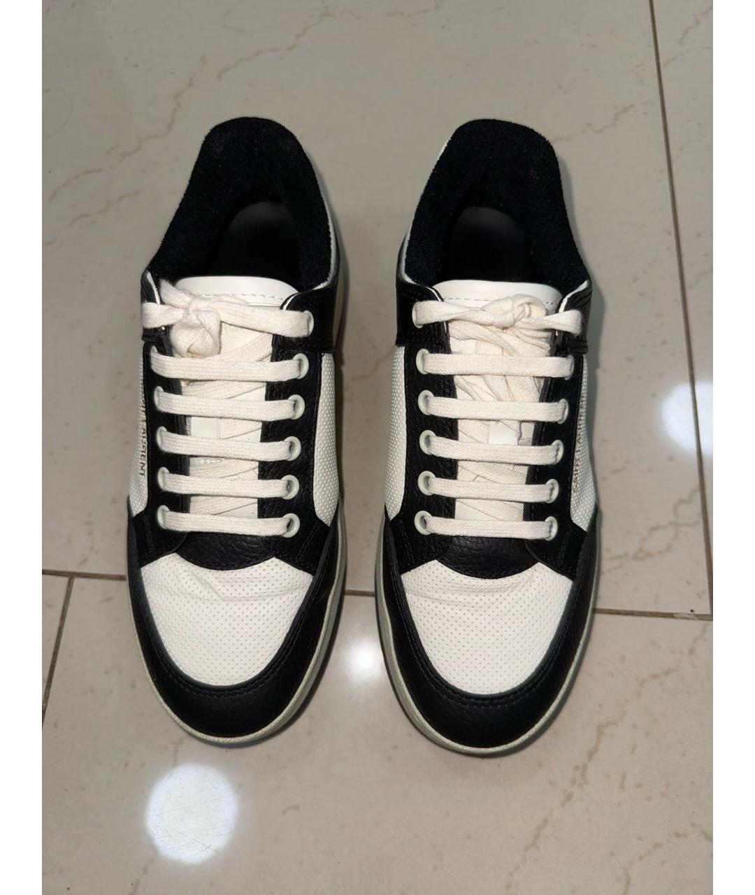 SAINT LAURENT Мульти кожаные кеды, фото 2