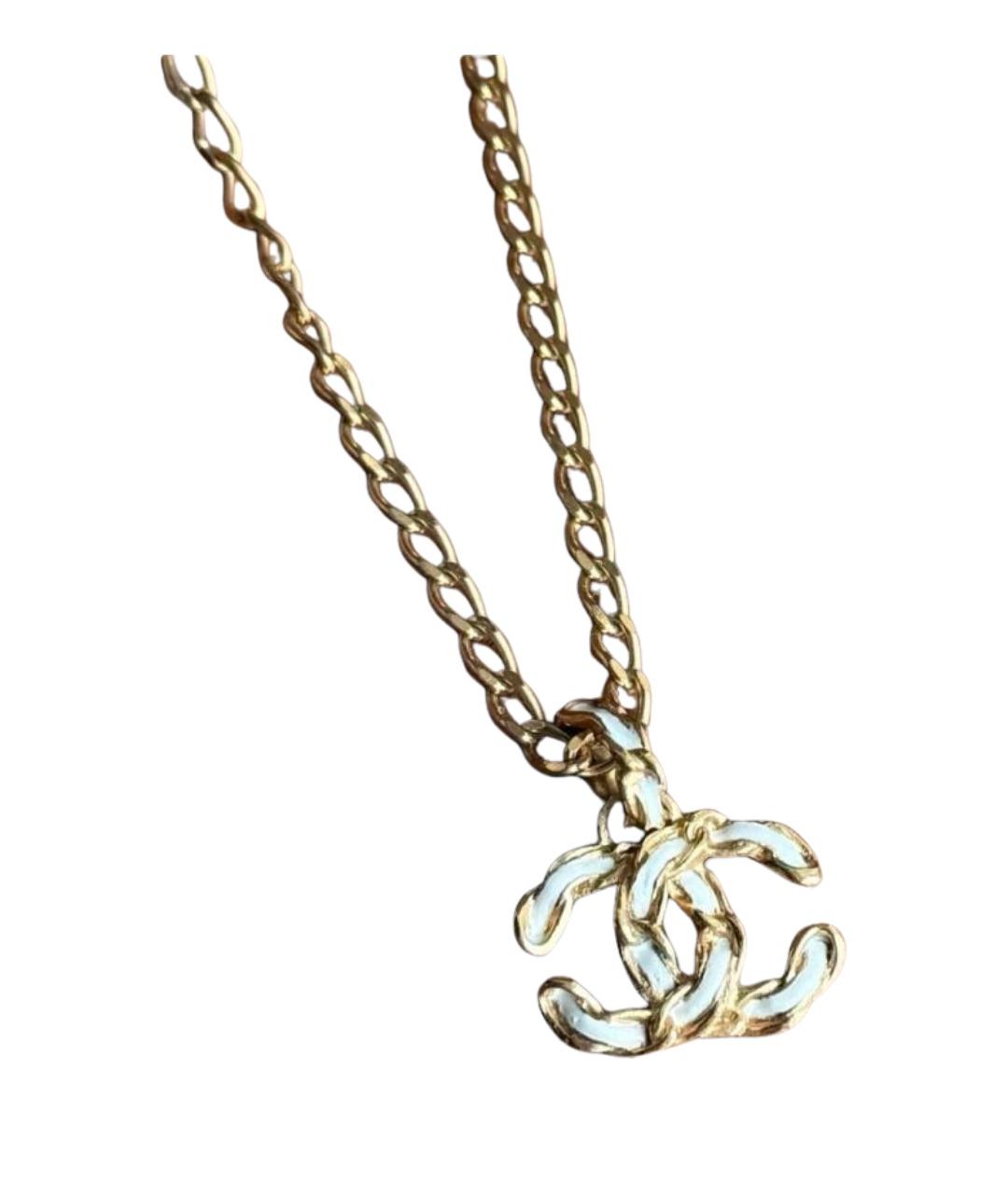 CHANEL Белое колье, фото 1