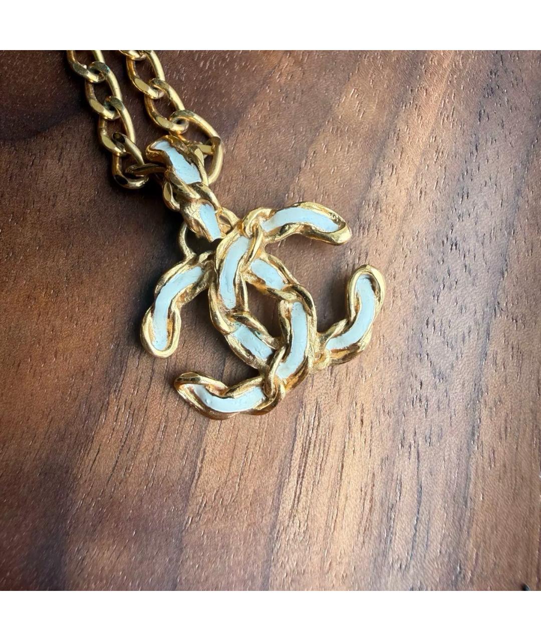 CHANEL Белое колье, фото 2