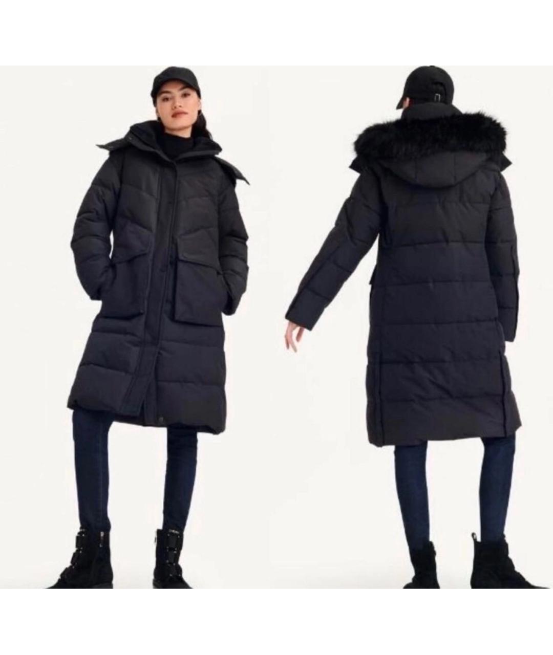 DKNY Черный синтетический пуховик, фото 6
