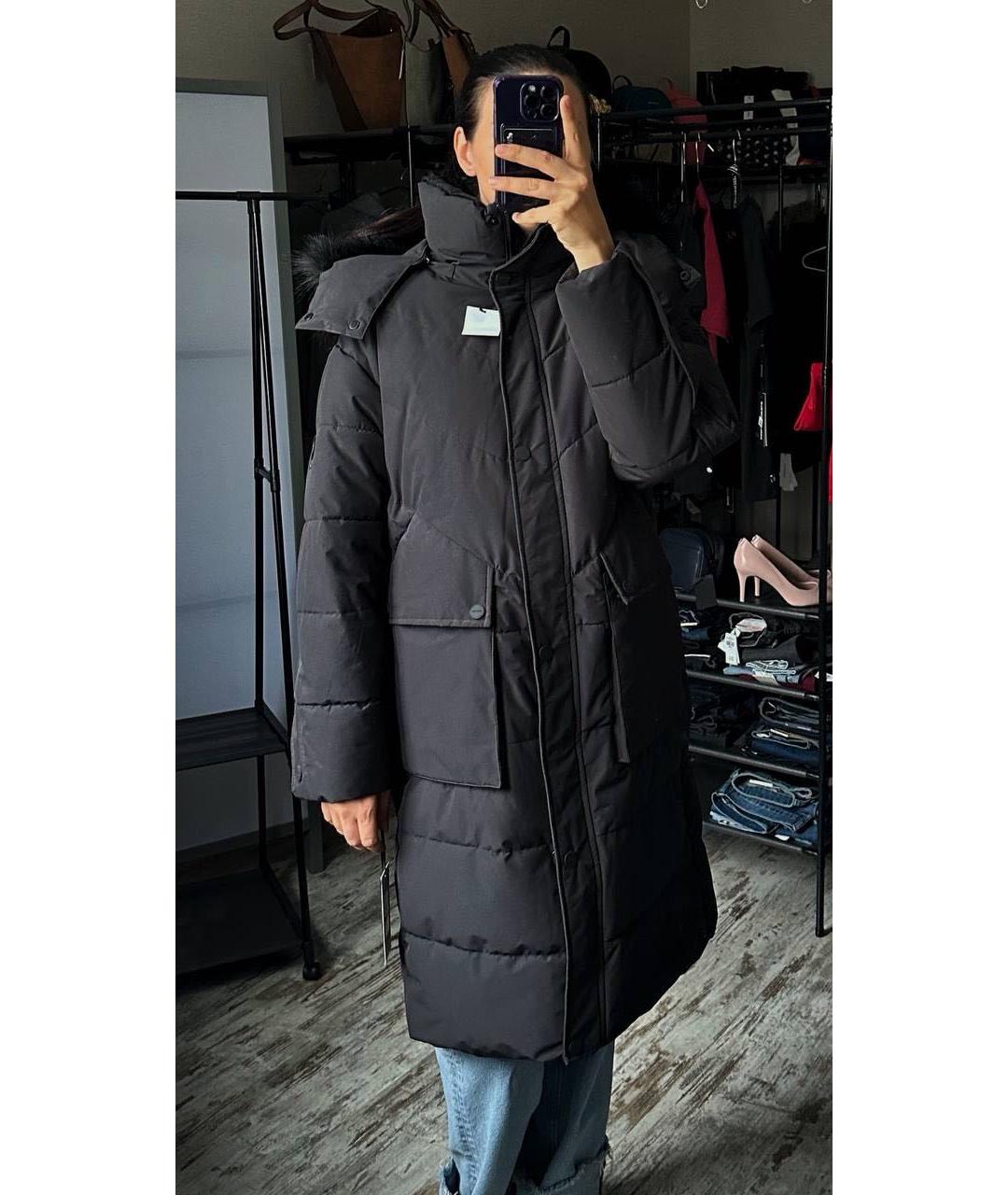 DKNY Черный синтетический пуховик, фото 4