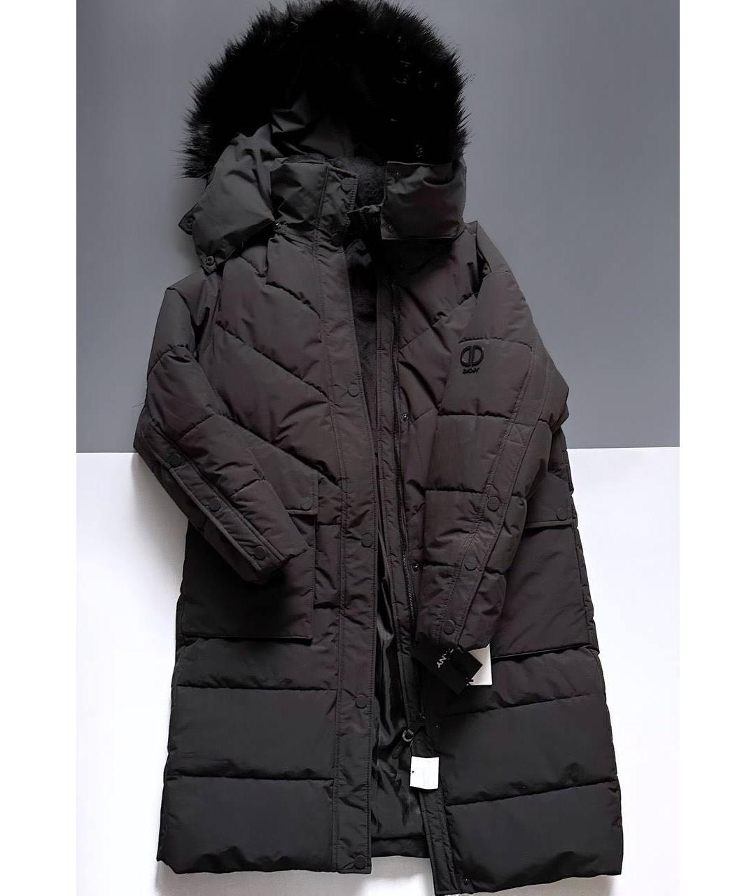 DKNY Черный синтетический пуховик, фото 7
