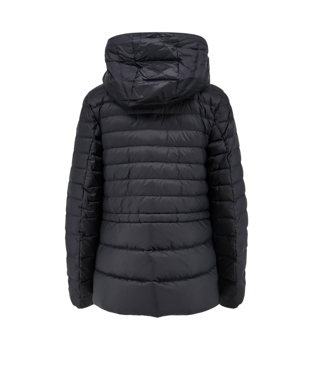 MONCLER Черный полиамидовый пуховик, фото 2