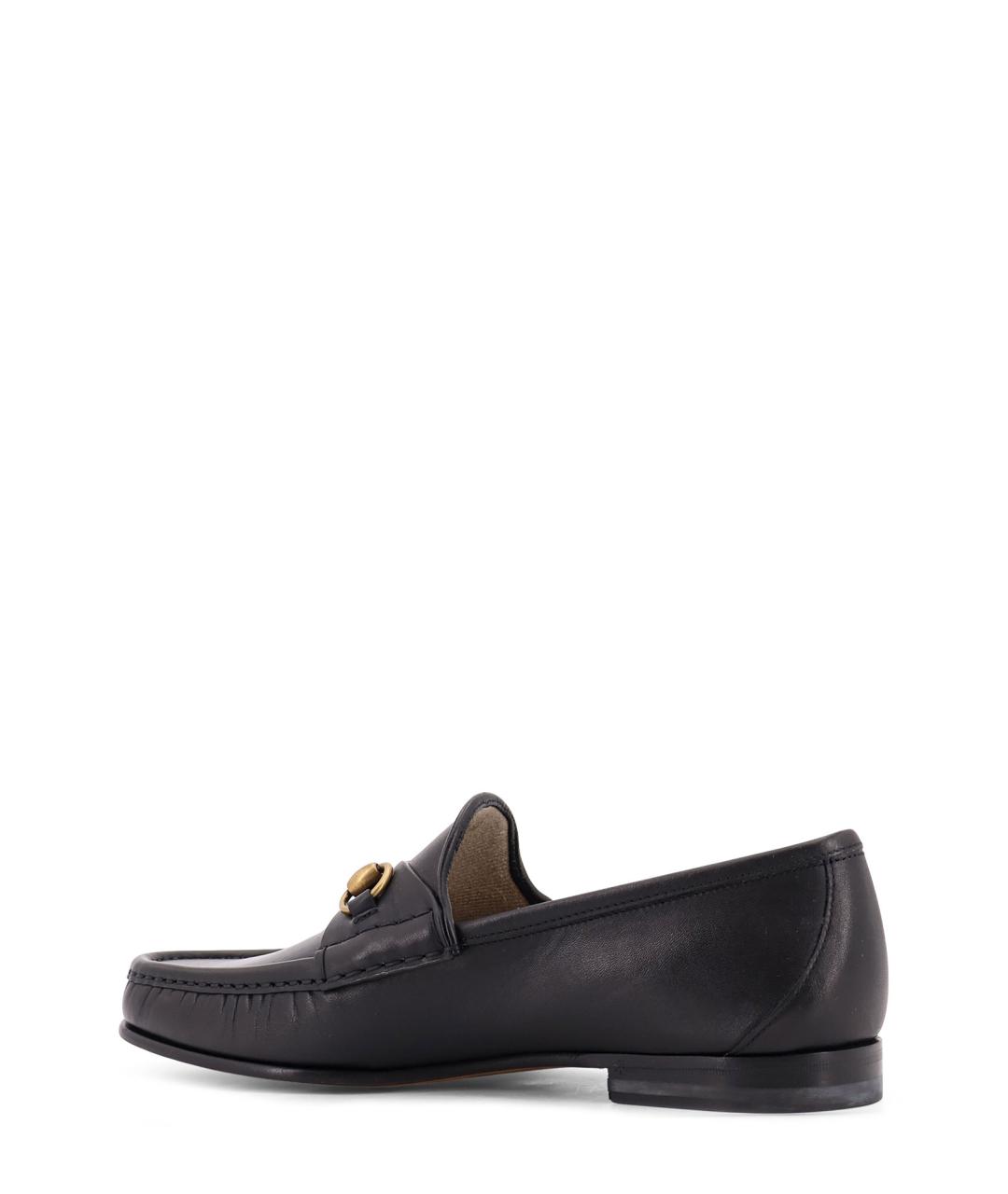 GUCCI Черные кожаные лоферы, фото 3