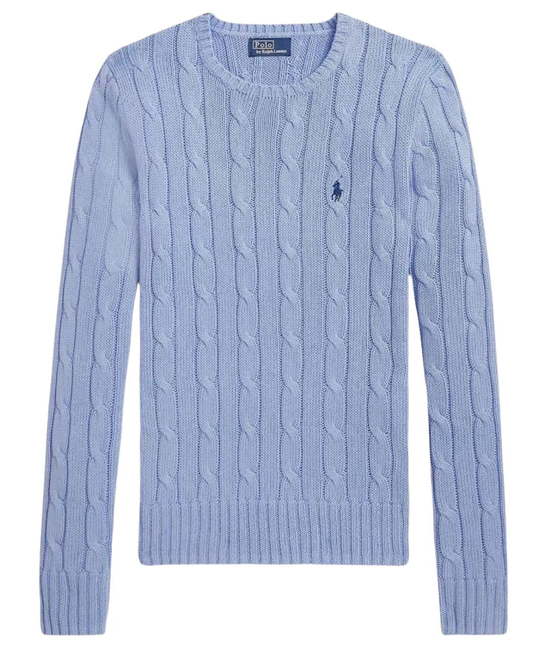 POLO RALPH LAUREN Синий хлопковый джемпер / свитер, фото 1