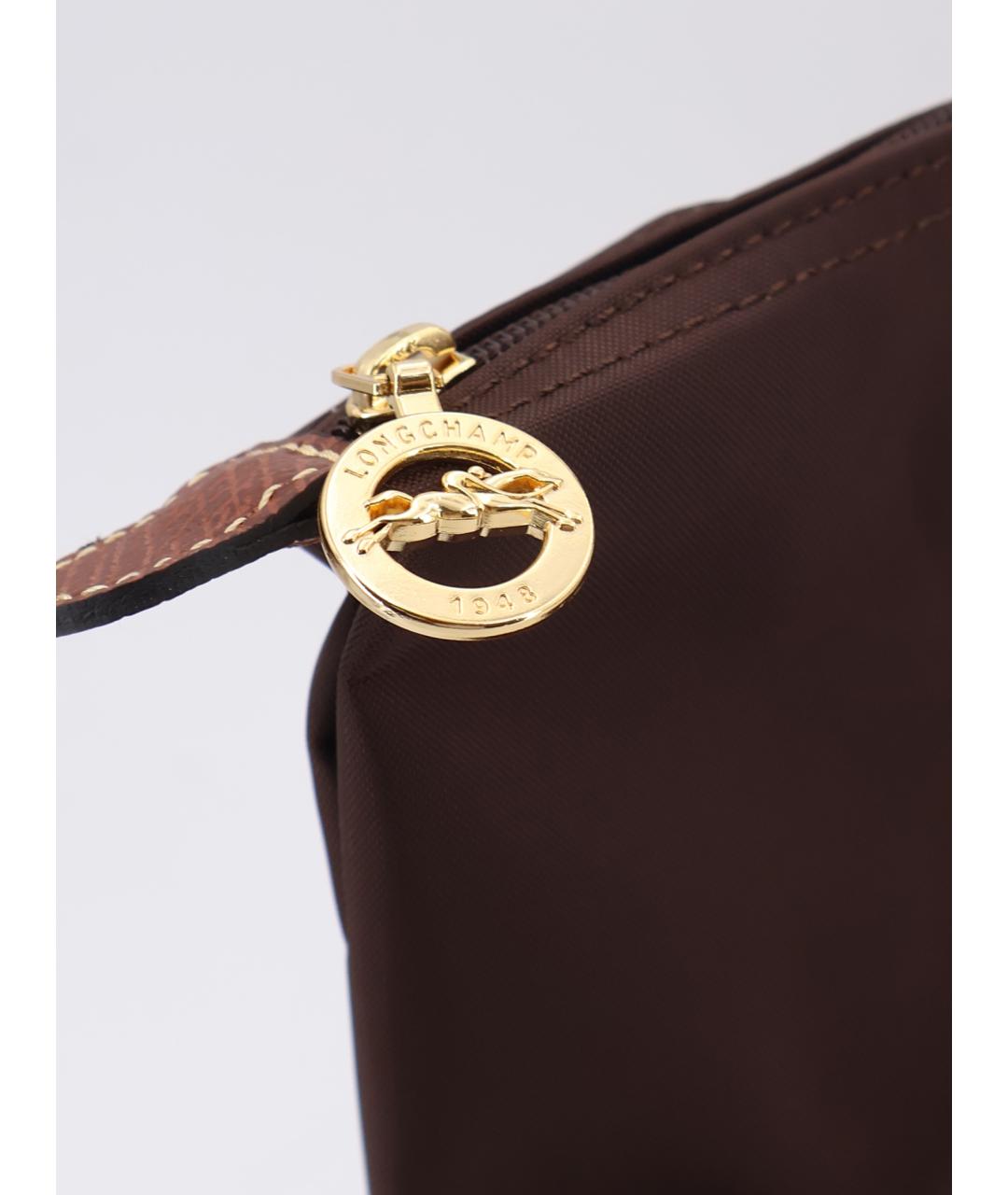 LONGCHAMP Коричневая синтетическая сумка тоут, фото 5