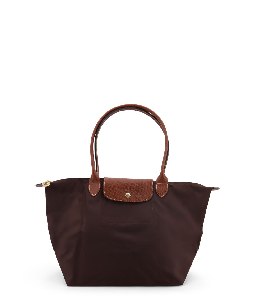 LONGCHAMP Коричневая синтетическая сумка тоут, фото 1