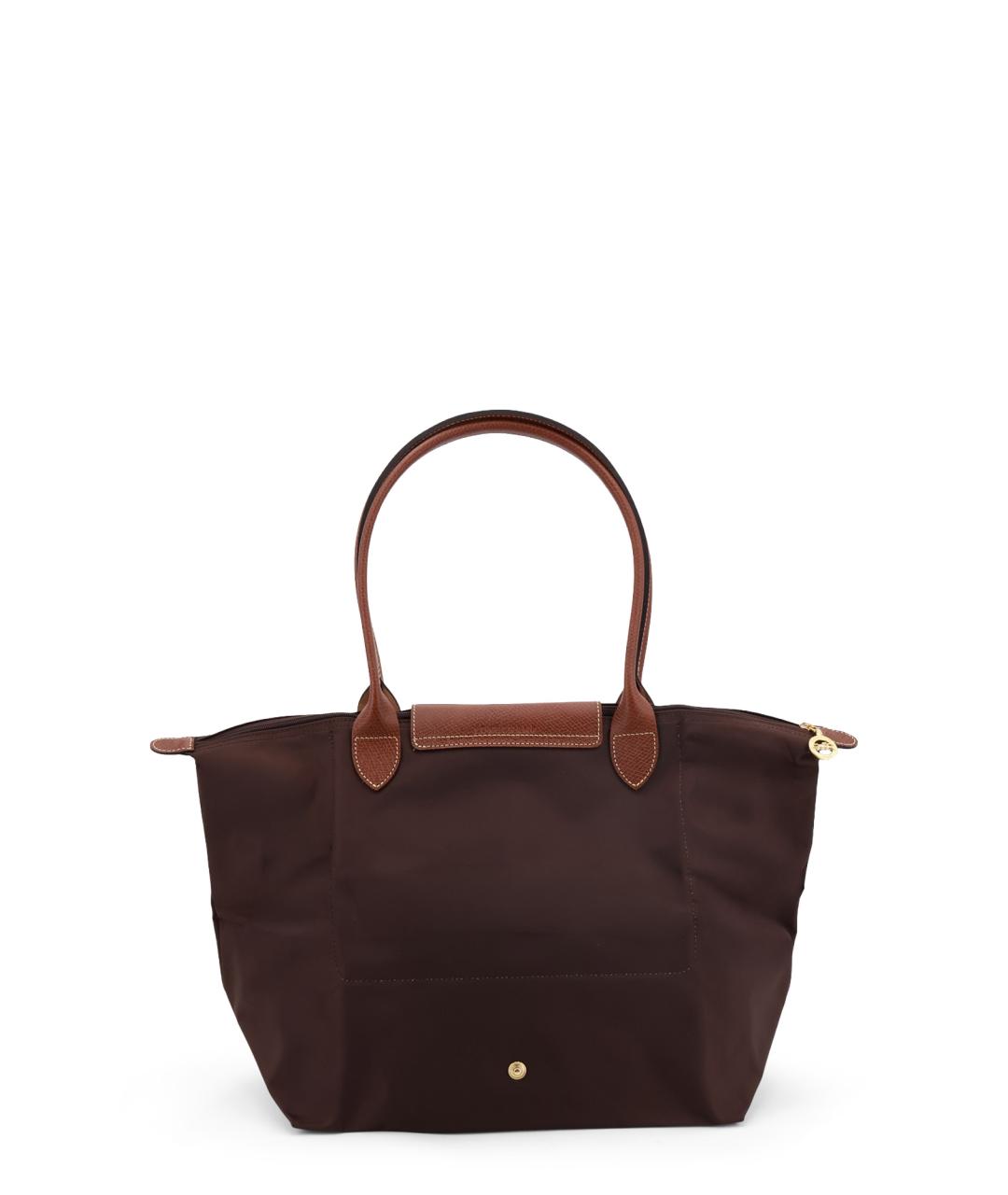 LONGCHAMP Коричневая синтетическая сумка тоут, фото 2