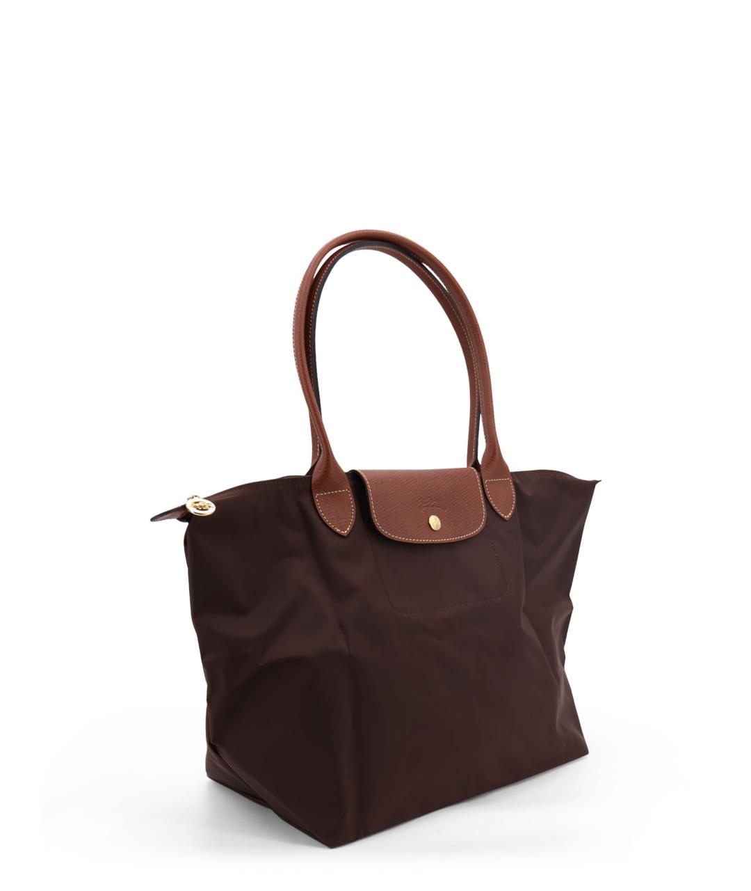 LONGCHAMP Коричневая синтетическая сумка тоут, фото 3