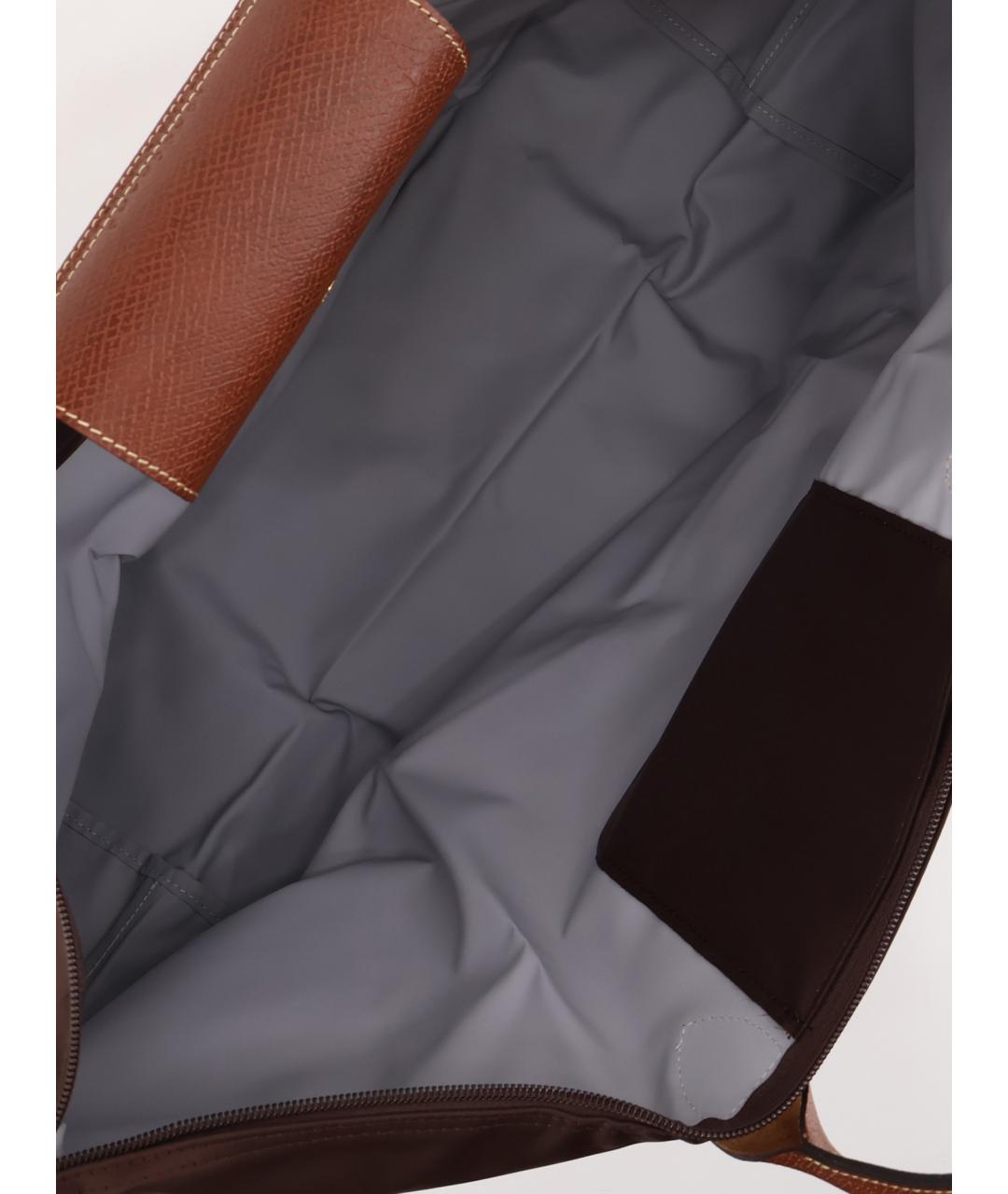 LONGCHAMP Коричневая сумка тоут, фото 4