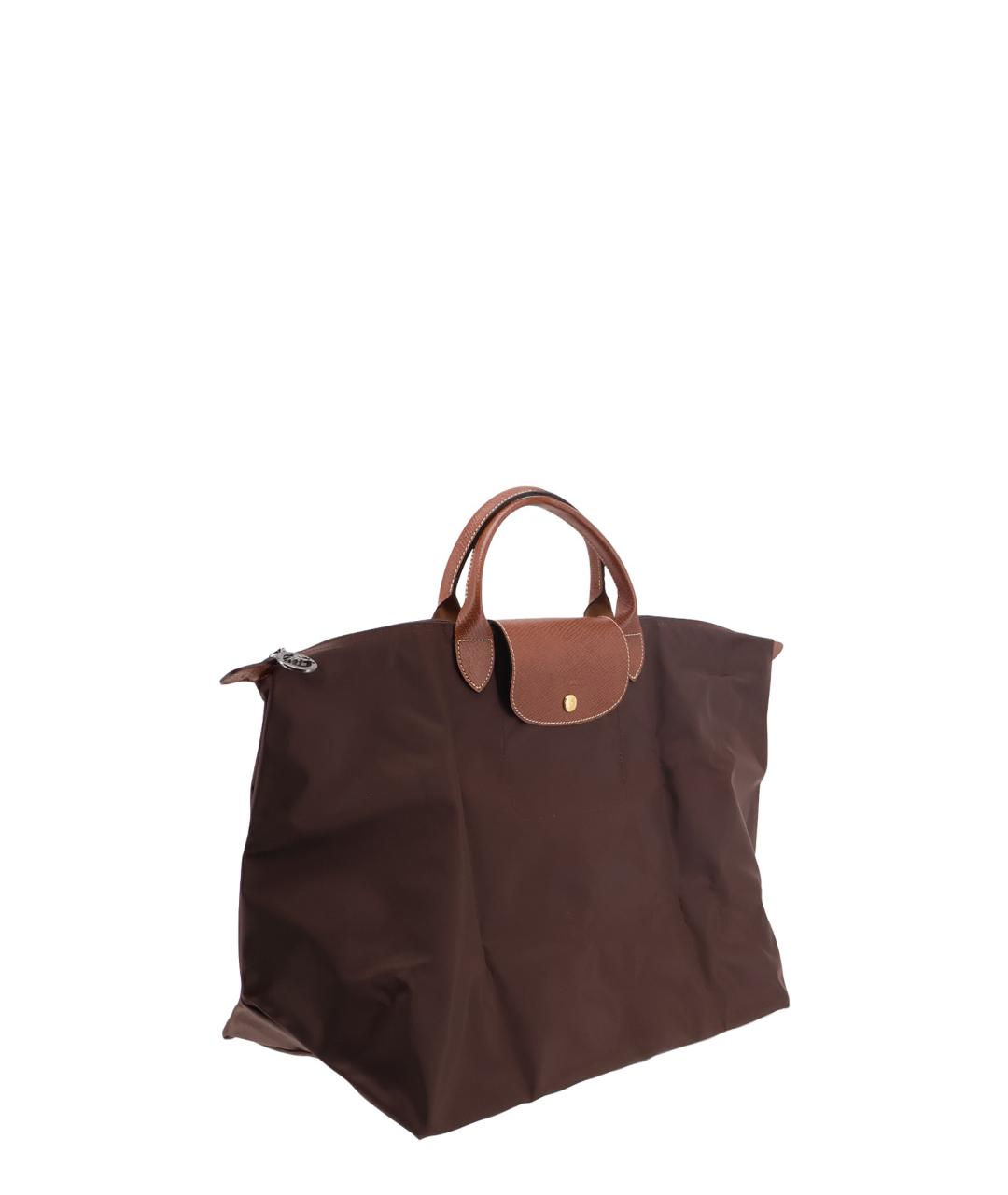 LONGCHAMP Коричневая сумка тоут, фото 3