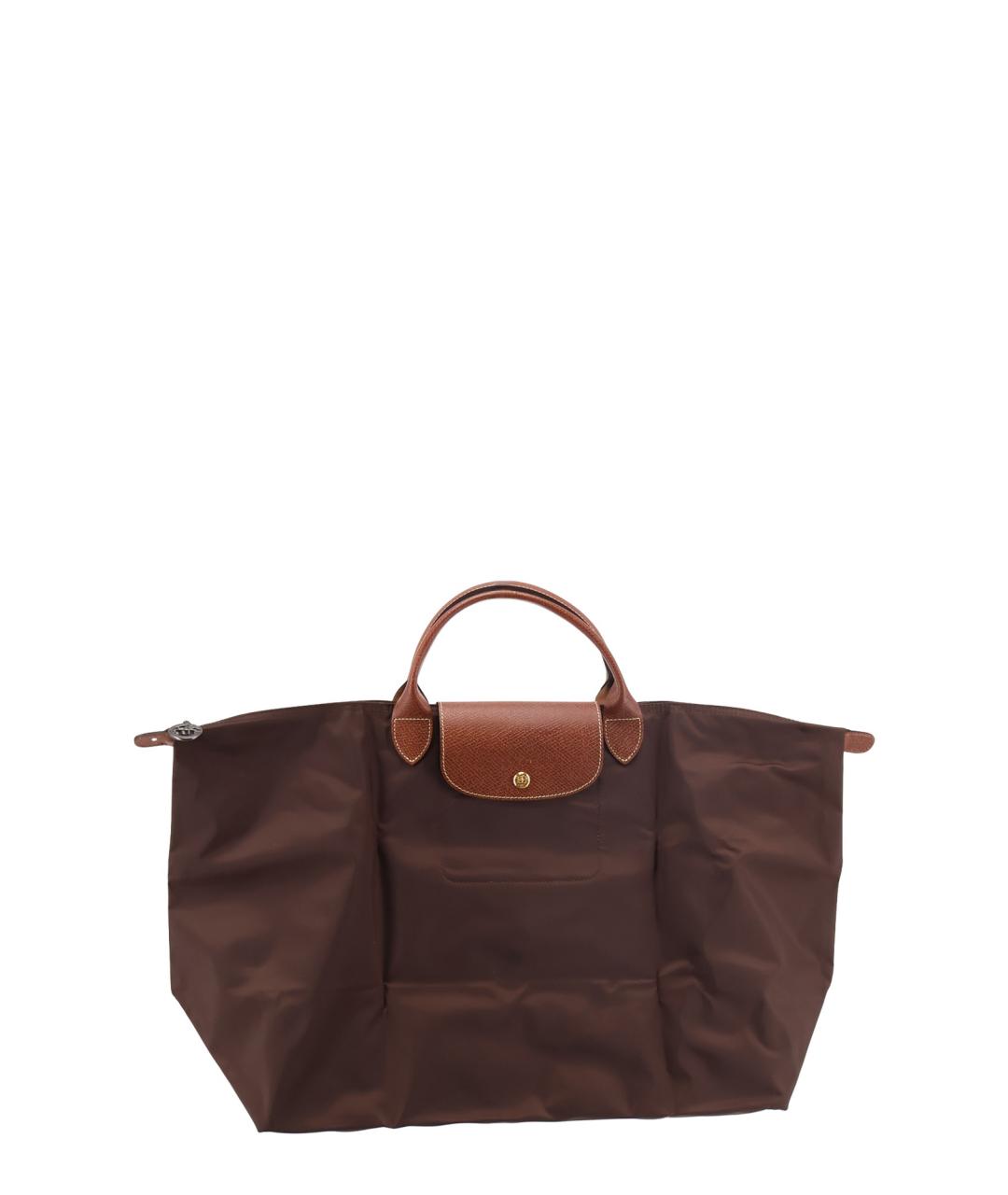 LONGCHAMP Коричневая сумка тоут, фото 1