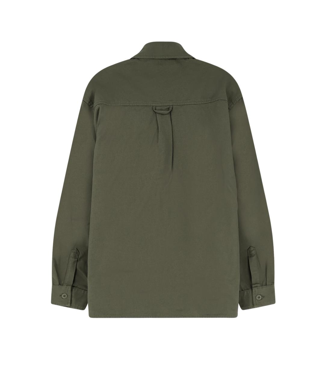 CARHARTT WIP Хаки хлопковая кэжуал рубашка, фото 2
