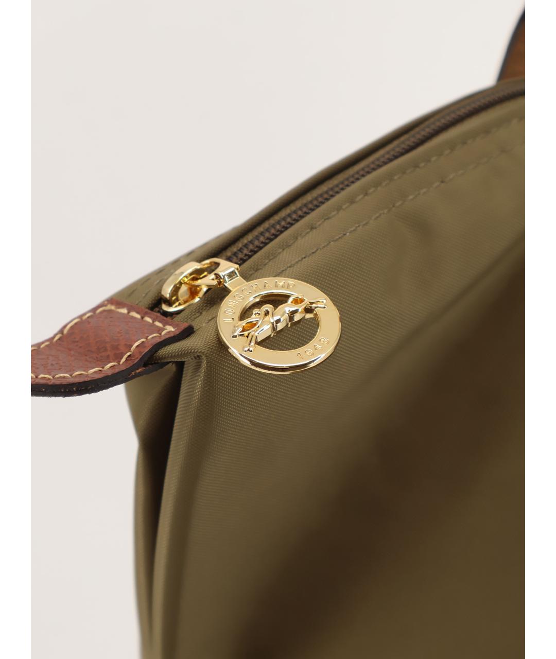 LONGCHAMP Хаки синтетическая сумка тоут, фото 5