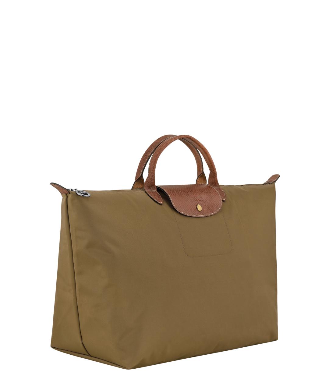 LONGCHAMP Хаки синтетическая сумка тоут, фото 3